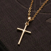Gold Cross Pendant - Downtown Girl